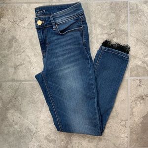 WHBM lace cuff jeans